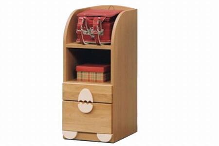 【幅34 奥行42 高さ80.3】ランドセルの定位置はここ子供収納「たまご３４チェストラック」