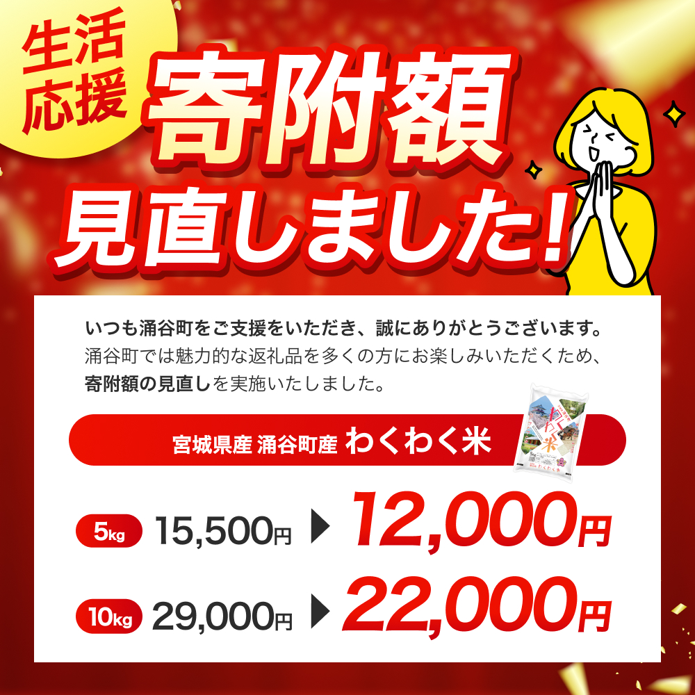 宮城県産 三大銘柄 いいとこ取りブレンド米 わくわく米 5kg / 米 お米 精米 ブレンド米 白米 ご飯 産地直送 【araseki001】