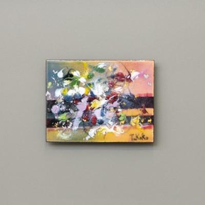 ふるさと納税 太田市 【七宝工芸家　中島たか子】絵画七宝　夢の中2