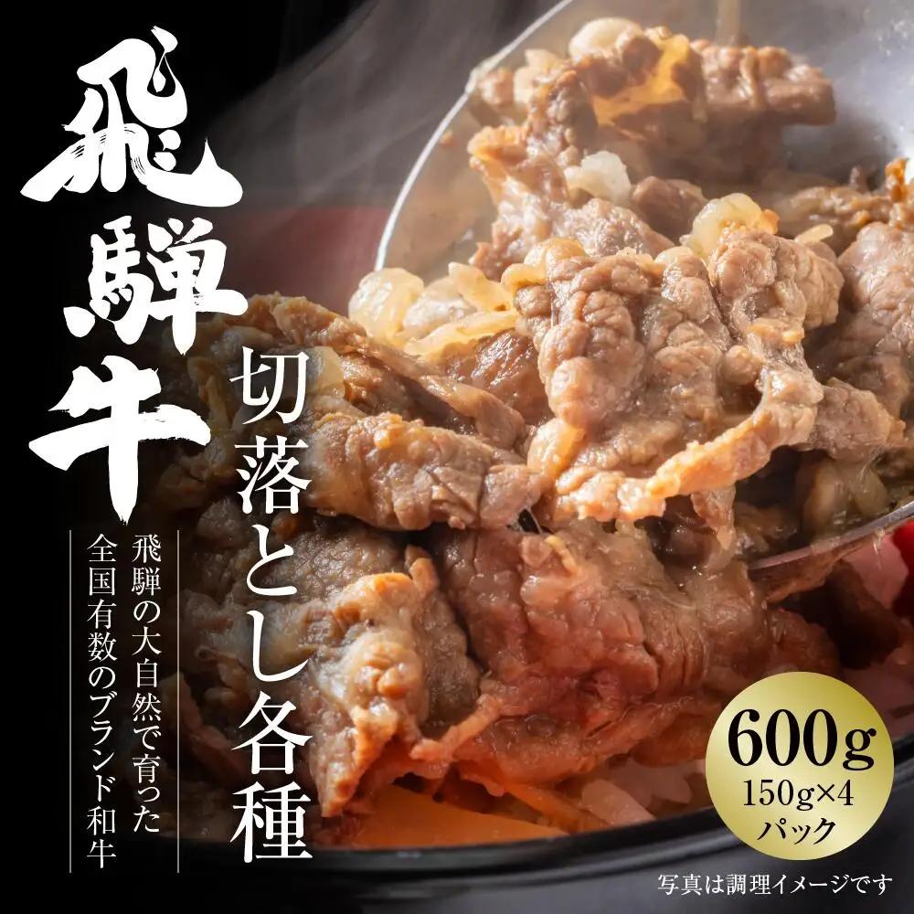 飛騨牛 切落とし 600g 黒毛和牛 和牛 飛騨高山ミート [MZ001]
