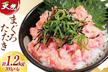 【ふるなび限定】訳あり ねぎとろ 計1.2kg (300g×4p) ねぎとろ [大島水産 20565664]  FN-Limited-PR