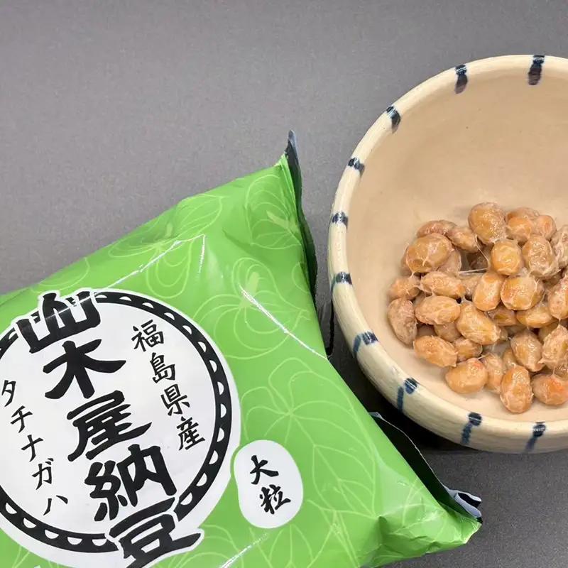 山乃屋の山木屋 大粒 中粒 納豆 各種6個 納豆 大豆 健康 発酵食品 ギフト おすすめ 川俣町 福島県   FAF-0292