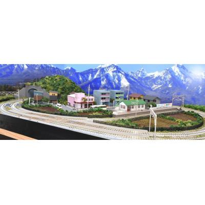 ふるさと納税 南箕輪村 Nゲージ 鉄道ジオラマレイアウト 複線 引込駅 90×60cm(片渡り線) |  | 02