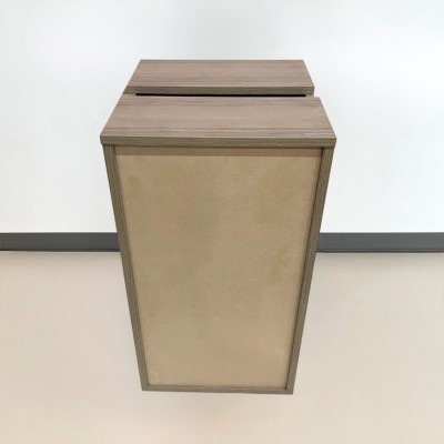 D54-02 チラシ回収ボックス45L【ウォールナット】_イメージ5