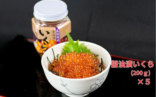 
            D-66020 【北海道根室産】瓶いくら200g×5本
          