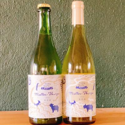 ふるさと納税 上富良野町 【野生酵母】爽やかなワイン 白&amp;微発泡 各1本 多田ワイナリー