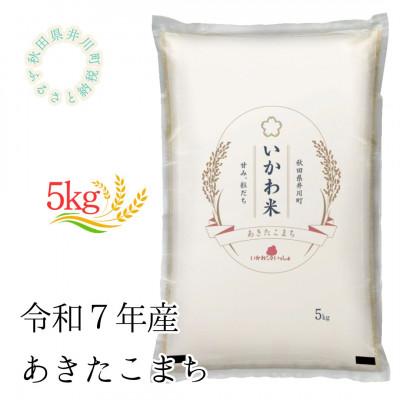 ふるさと納税 井川町 【令和7年産】あきたこまち(精米)5kg　秋田県井川町産