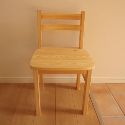 ふるさと納税 恵那市 桧(ヒノキ)のダイニングチェア |  | 01