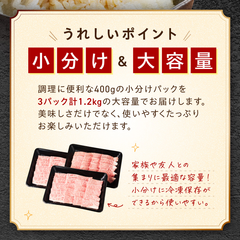 佐賀牛カルビ焼肉 1,200g A4等級以上 203-J1840_イメージ5