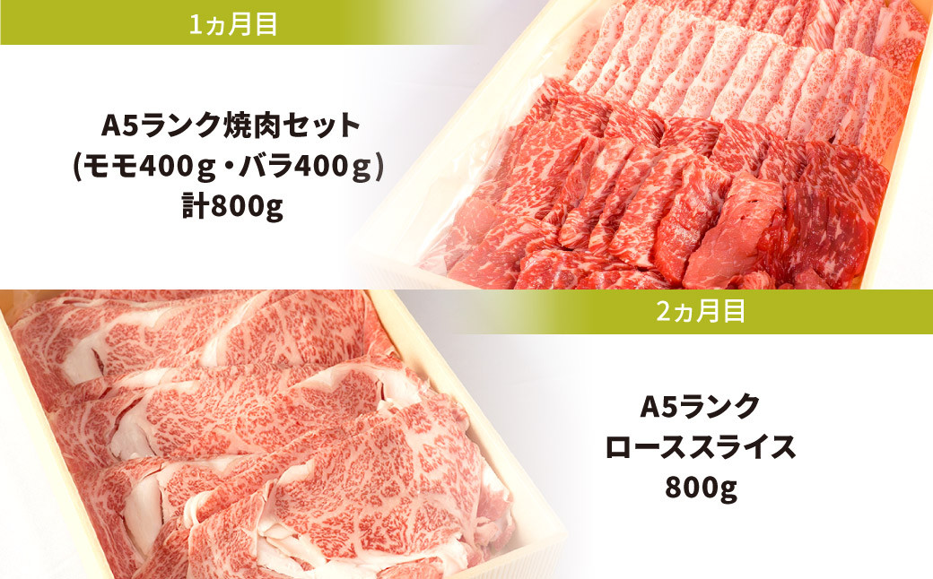 3カ月目：A5ランク近江牛サーロインステーキ3枚/計600g