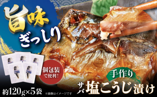 【魚介の旨味ぎっしり】サバ塩こうじ漬け 5袋 平戸市/ひかり水産 [KAA651]