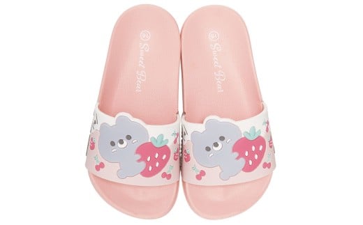 キッズ シャワー サンダル【16.0cm】 子供 こども かわいい 夏 海 ビーチ スケーター skater Sweet Bear クマ くま 女の子 女子【プール 海水浴 子ども キャラクター】 奈良県 奈良市 なら 4-069