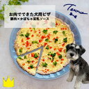 【ふるさと納税】【Tesoro】わんこ用／お肉でできたピザ　カボチャ豆乳ソース（ お肉屋さんが作る犬ご飯）