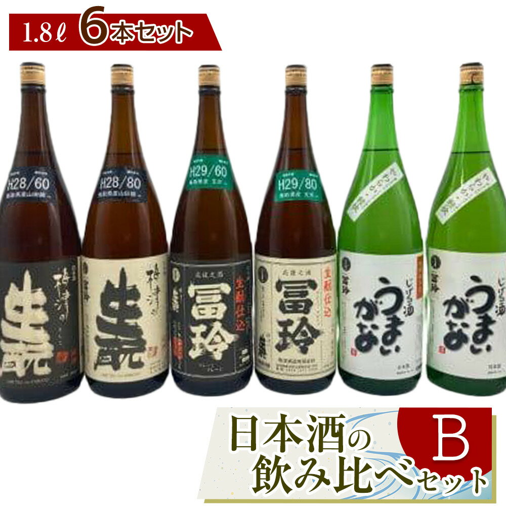 【ふるさと納税】419.日本酒の飲み比べセット【B】 | お酒 日本酒 酒 アルコール 飲み比べ セット 鳥取県 北栄町 おすすめ 人気