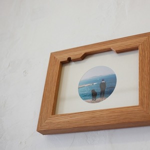 レフレーム　オーク 写真 お祝い 木製 ウッドフレーム 記念品 記念日 フォトフレーム 写真たて フォトスタンド プレゼント 贈り物 贈答