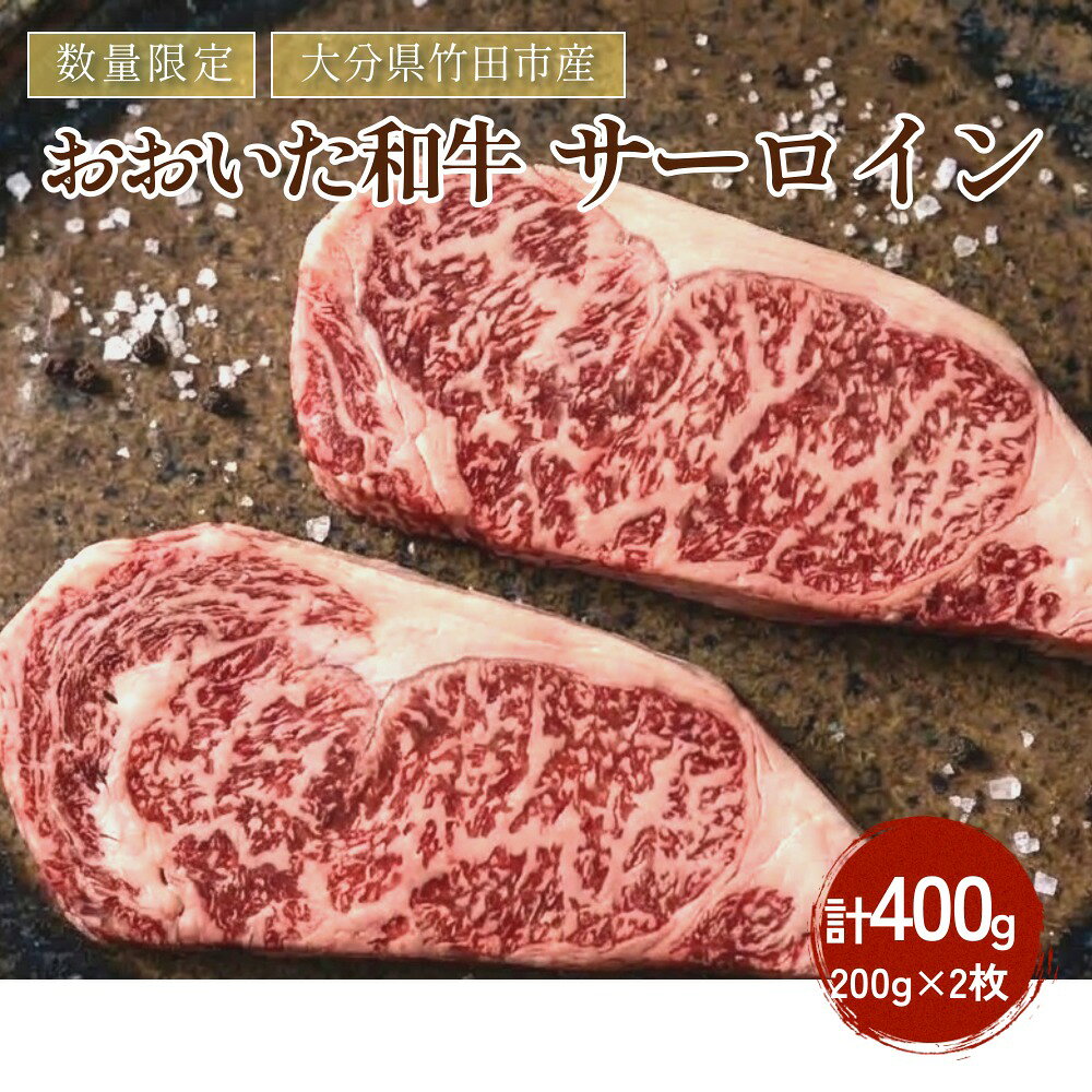【ふるさと納税】大分県竹田産 おおいた和牛 サーロインステーキ 【200g×2枚】