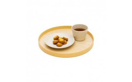 Round Rays Tray S ホワイトアッシュ WhiteAsh  ｜トレー プレート お皿 皿 食器 インテリア