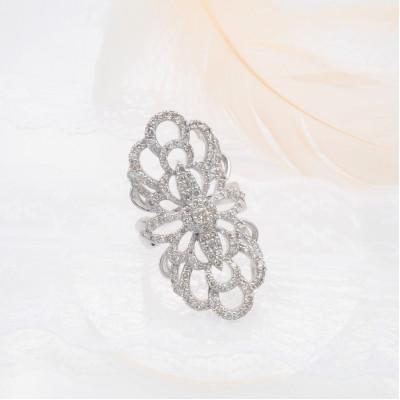 ふるさと納税 山梨県 PT900 2.1ct ダイヤモンド リング　#8　HR-009328 |  | 02