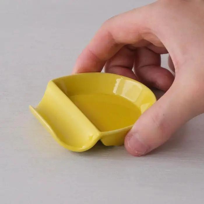 【波佐見焼】スマート小皿５枚組 　黄 【西海陶器】5　20473｜波佐見焼 陶器