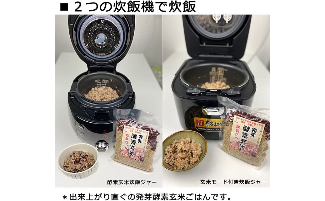 洗わずそのまま GABA 発芽 酵素 玄米 炊飯 セット 3合(450g)