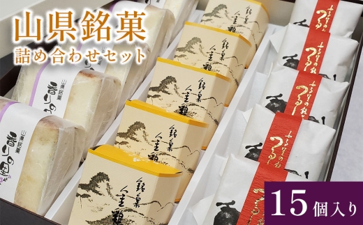 山県銘菓 詰め合わせセット 15個入り [No.374] ／ 和菓子 カステラ つるし柿 シナモン 岐阜県
