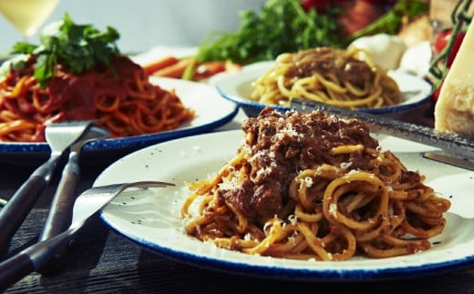 サローネグループ特製パスタソース＆オリジナル麺セット【イタリアン レストラン パスタソース 自宅 パスタ トマトソース ミートソース アンチョビソース 食品 セット】