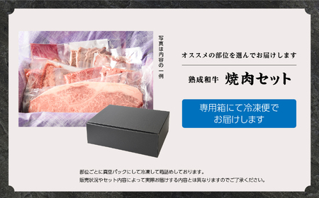 ≪黒毛和牛≫生体熟成和牛　焼肉セット 極 (きわみ)【エム牧場】