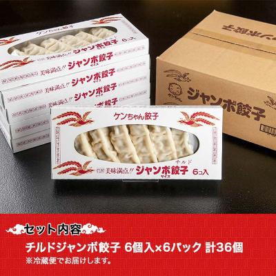 ふるさと納税 南魚沼市 新潟県 南魚沼市 チルドジャンボ餃子 6個入り × 6パック 計36個 ケンちゃん餃子 |  | 03