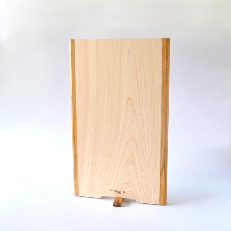 いちまい板極め 桜プレミアム 400×240×20 TR116 ひのき まな板 スタンド 付き 一枚板 四万十 檜 桧 ヒノキ 桜 ステンレス ニッケル 手軽 集成加工 加工 土佐龍 日用品 調理 料理 食事 高知県 須崎市 【木の料理人】