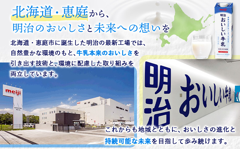 《配送地域限定》【定期便8回】明治おいしい牛乳 900ml【2本】【730068】_イメージ4