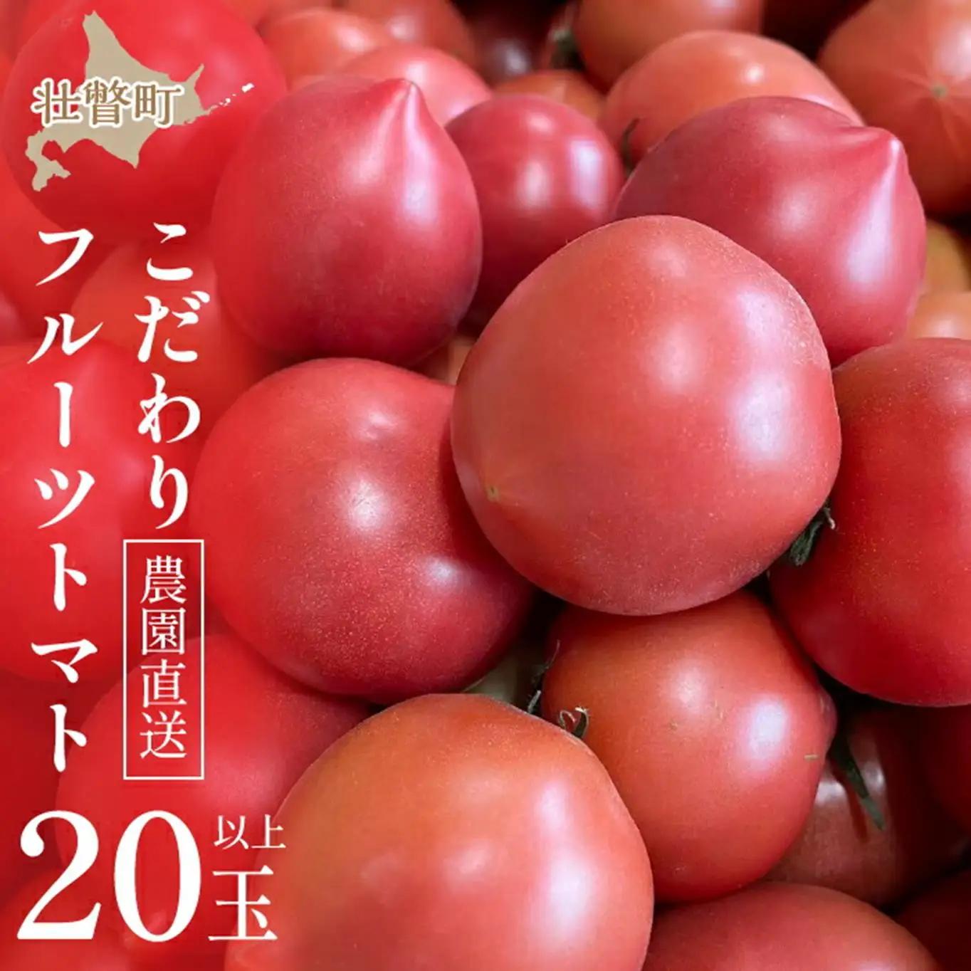 ＜2026年6月下旬よりお届け＞高糖度フルーツトマト　20玉以上【農園直送】北海道壮瞥産 SBTO003