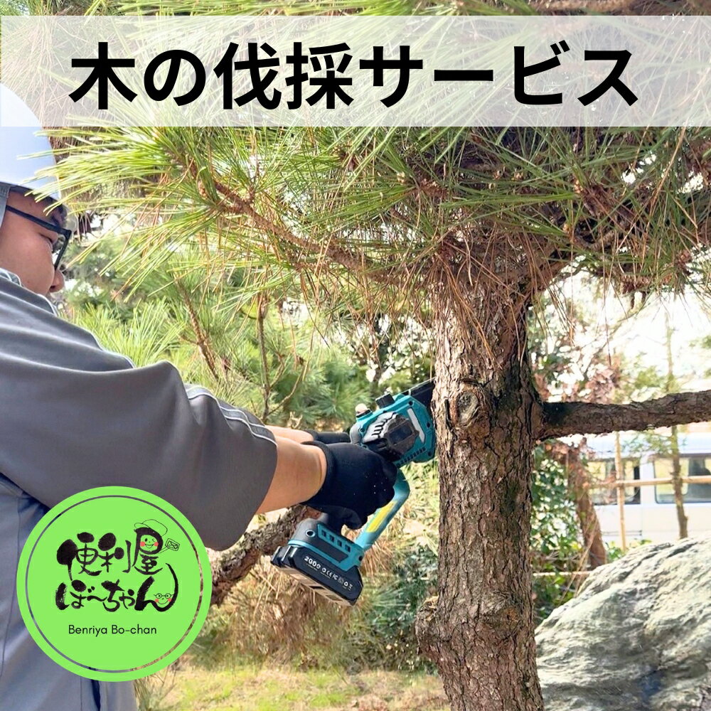 【ふるさと納税】 木の伐採サービス 1回 五泉市内限定 | 庭づくり 剪定 伐採 代行 サービス 家族 実家 親 見守り 訪問 新潟県 五泉市 便利屋ぼーちゃん