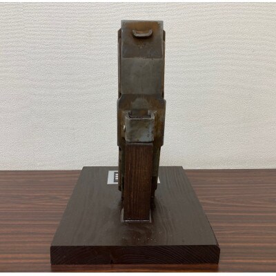 井原鉄道　鉄道車両制輪子　(使用済み、使用証明書・特製台付)【1291086】