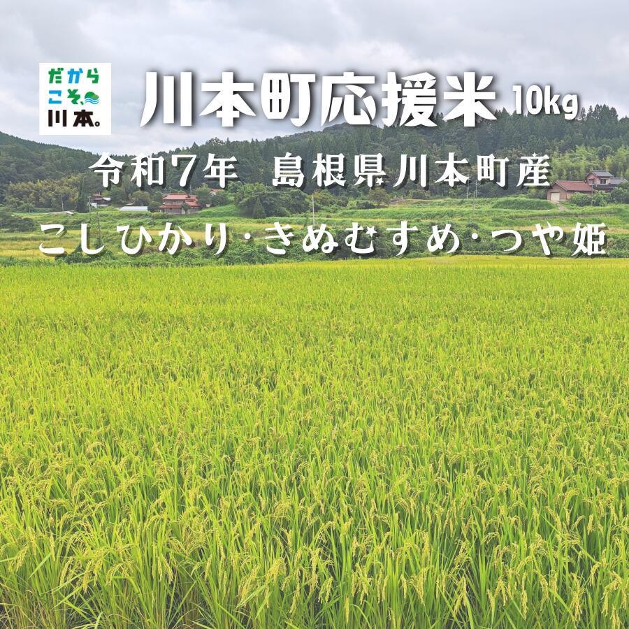 【ふるさと納税】令和7年産 川本町応援米10kg
