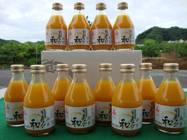 
有田みかんの和１８０ｍｌ×１２本【北海道、沖縄、離島への配送不可】
