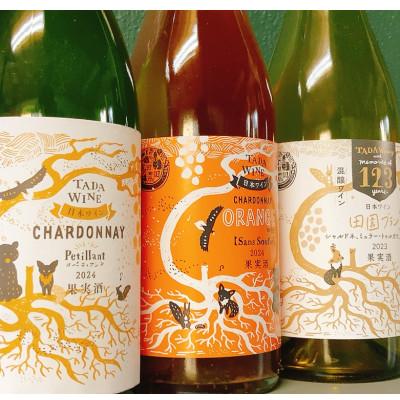 ふるさと納税 上富良野町 【野生酵母ワイン】オレンジ・泡・辛口白 計3本 多田ワイナリー |  | 01