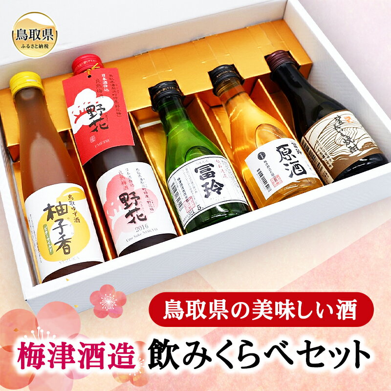 【ふるさと納税】鳥取県の美味しい酒　梅津酒造飲みくらべセット_T2600370