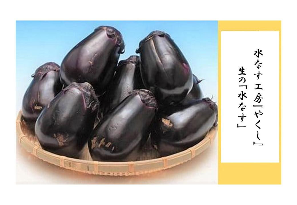 
【先行予約】水なす工房『やくし』生の「水なす」
