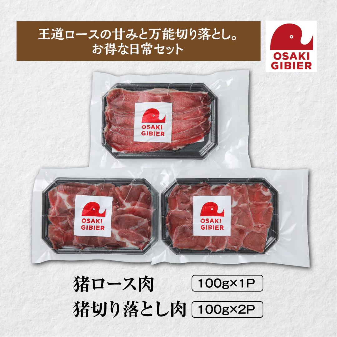 【ふるさと納税】【大崎ジビエ】国産ジビエ認証取得｜イノシシ精肉お試しセット