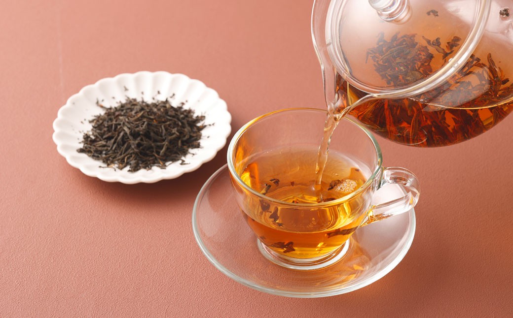 熊本水俣にある桜野園のお茶 自然栽培の茶あかね（べにふうき紅茶）2袋入り