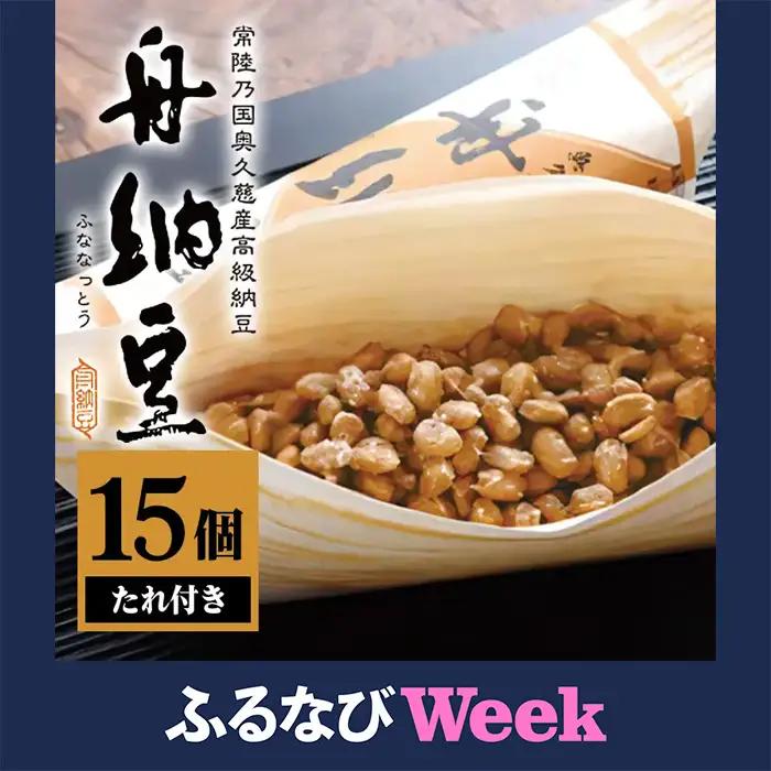 納豆 舟納豆 15本セット 小粒 【納豆】【ho1230】