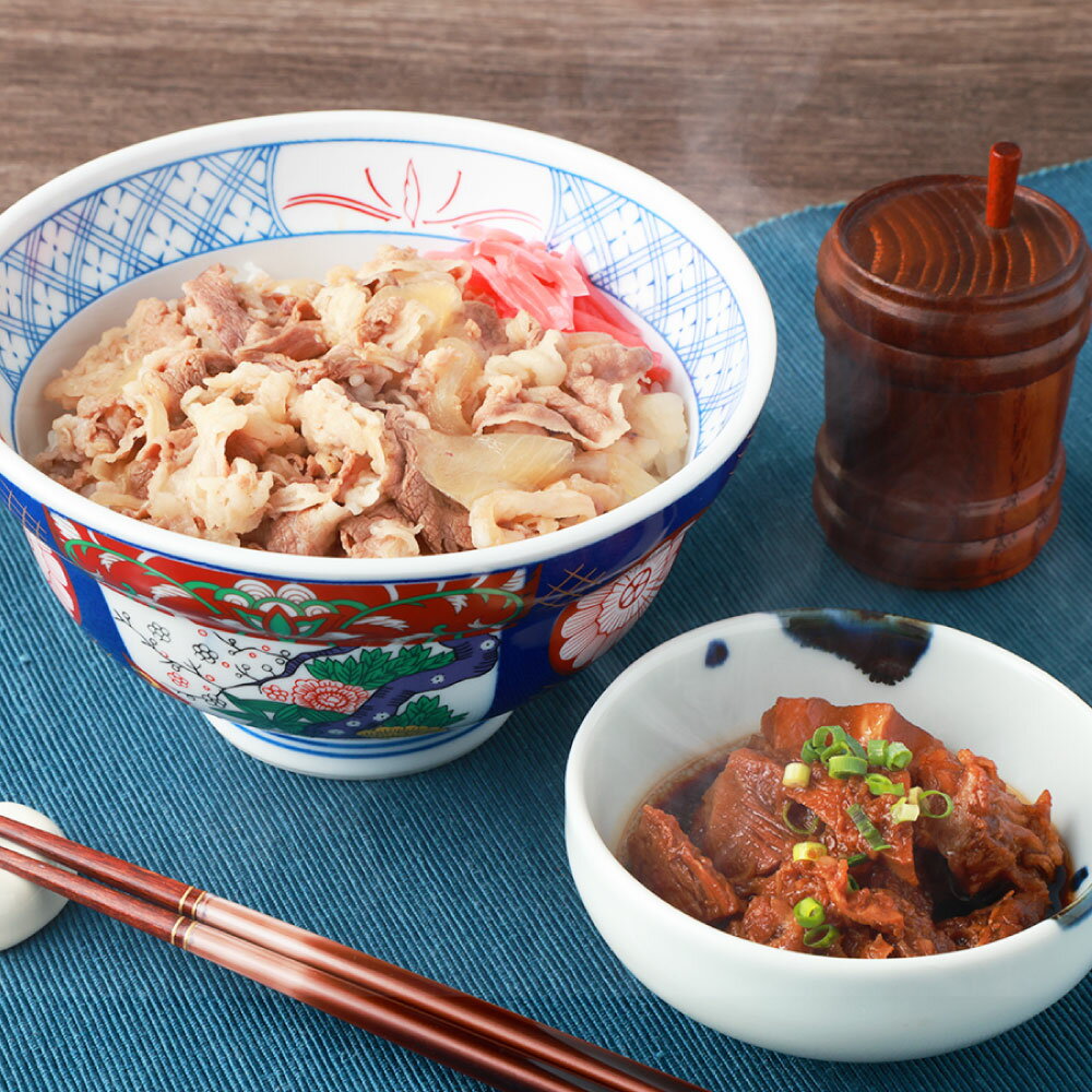 【ふるさと納税】【選べる容量】 牛丼の具と牛すじ煮込みの食べ比べセット 各3パック 計6パック 各4パック 計8パック 各5パック 計10パック 各6パック 計12パック お惣菜 グルメ 贈り物 贈答用 プレゼント ギフト 熊本県 あさぎり町 送料無料