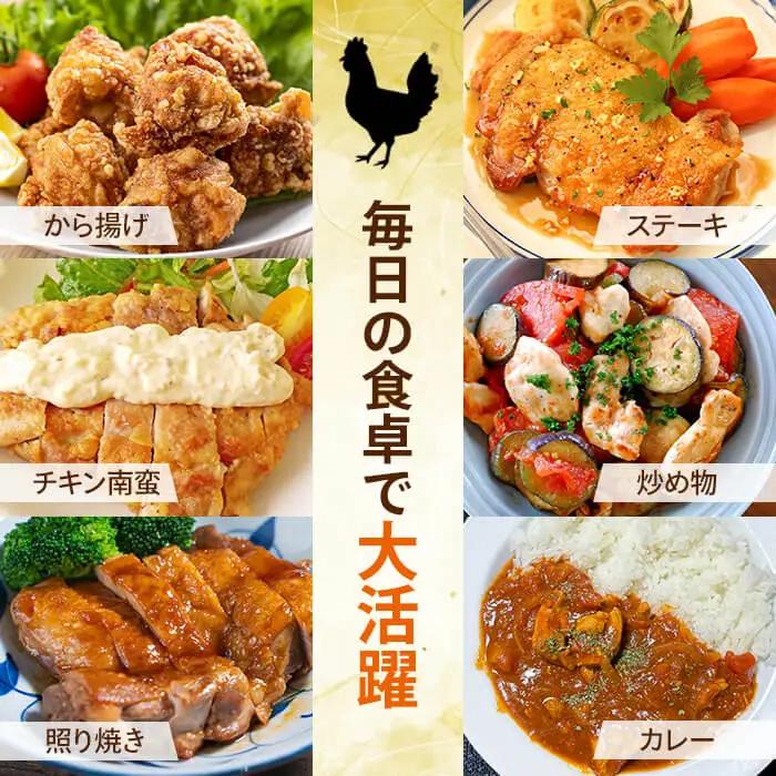 鹿児島県産 若鶏 むね (合計2kg・約500g×4P) 鶏肉 セット ムネ【南九フーズ】A1074-v01
