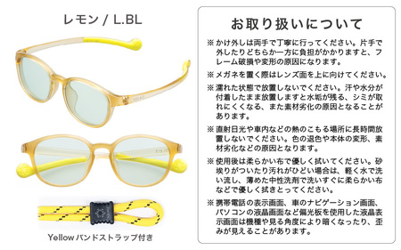 サングラス SOLAIZ 子ども用 サングラス SLK-101 レモン/L.BL [C-17207_05]