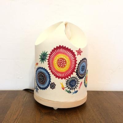 ふるさと納税 南城市 琉球あんどん　筒型　コーラル