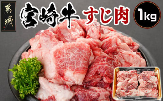 
宮崎牛のすじ肉1kg (500g×2パック)_AO-7703_(都城市) 宮崎牛 すじ肉 1kg 500g 2パック 真空 カレー ビーフシチュー 肉じゃが 牛丼 煮込み料理
