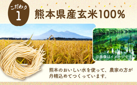 【全3回定期便】玄米パスタ スパゲッティ10袋セット / 玄米 パスタ 特産品 熊本【株式会社熊本玄米研究所】[BHAF016]