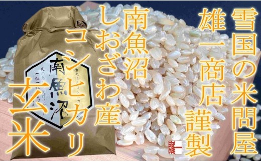 【令和7年産】●玄米● 【定期便5Kg×6ヶ月】 生産者限定 南魚沼しおざわ産コシヒカリ【2025年10月上旬より順次発送予定】