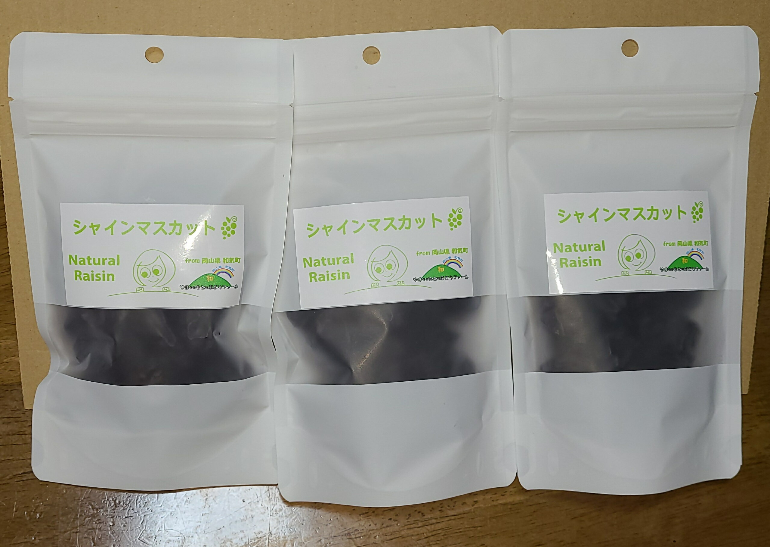 【ふるさと納税】シャインマスカット干しぶどう（100g×3セット）oo-134