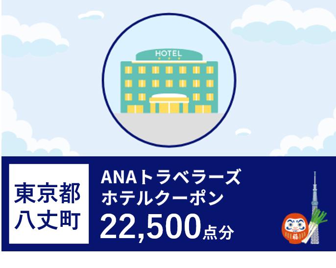東京都八丈町　ＡＮＡトラベラーズホテル割引クーポン（22,500点）